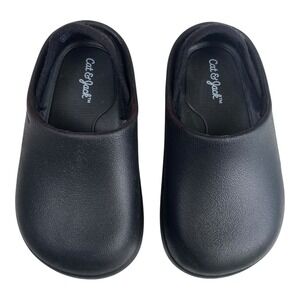 Cat & Jack Kids Black Clogs, Slides, Shoes, Size 5, Slip-On, Comfort SU